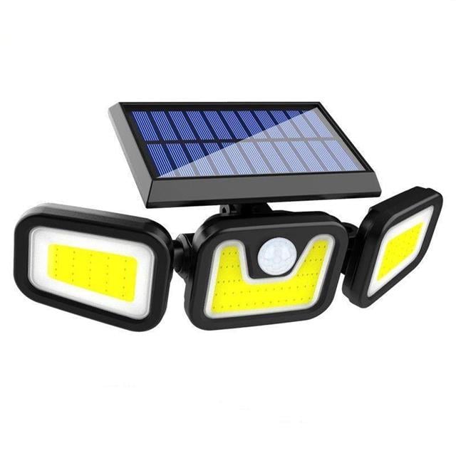 Powermaster MX-1725B Sensörlü 3 Modlu 90 Cob Ledli Solar Aydınlatmalı Duvar Lambası