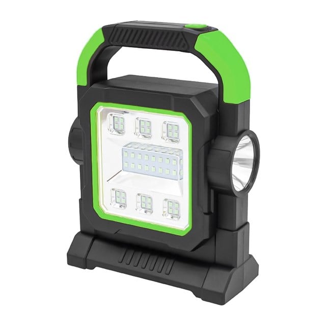 Powermaster HC-7078-D Üç Çalışma Modlu Şarjlı 40 SMD Ledli Taşınabilir Solar Panelli Lamba