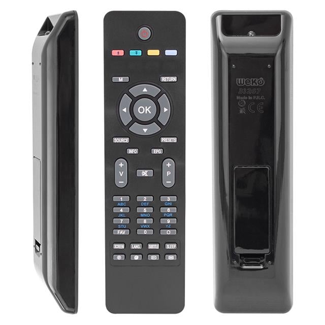 Vestel 26VH3000 32VH3000 - Regal LE22F4000 - Sharp HY 8066 - Hitachi L42SP04U Return Tuşlu Lcd-Led TV Kumandası
