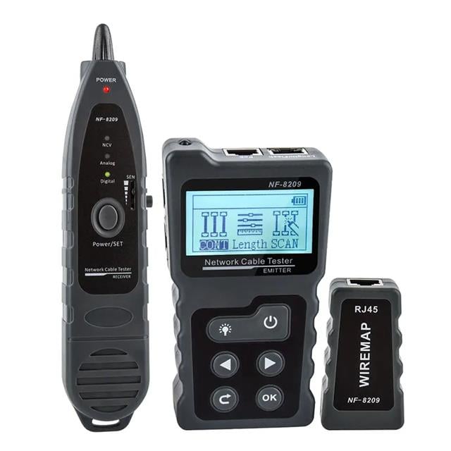 Noyafa NF-8209 Poe Destekli Kablo Bulucu Ve Arıza Tespit Cihazı
