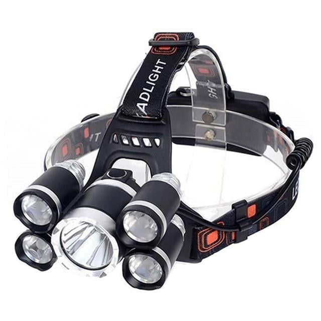 Powermaster MX-501 5 Power Ledli Su Geçirmez 18650 Şarj Edilebilir Kafa Feneri