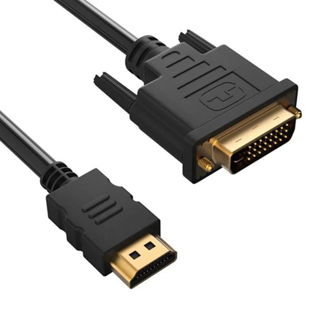Powermaster PM-11980 5 Metre DVI (24+1) Male To HDMI Male Gold Uçlu Görüntü Kablosu