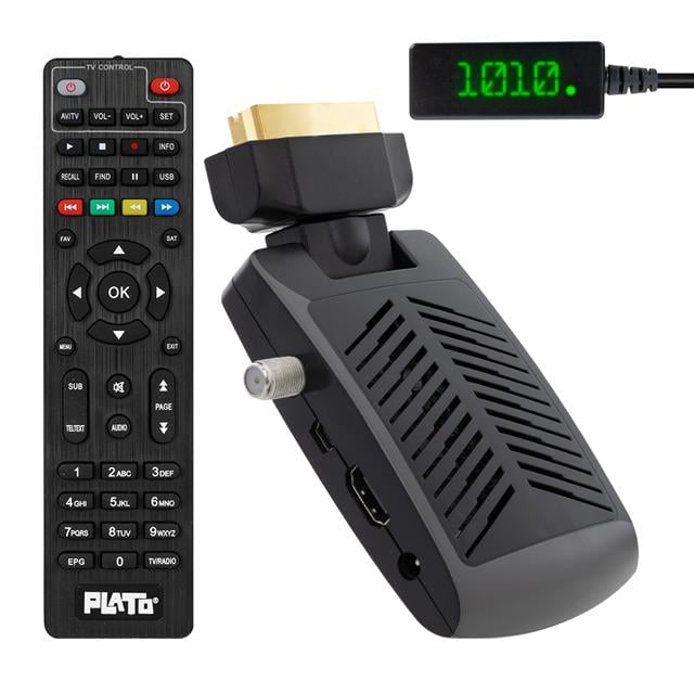 Plato Multi Mini Scart + HDMI Girişli Tkgs'li Full HD Uydu Alıcısı