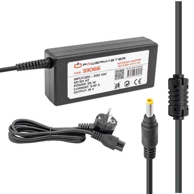 Powermaster PM-33066 19 Volt - 3.42 Amper 4.0*1.7 Mm Uçlu Adaptör (Casper Notebook)