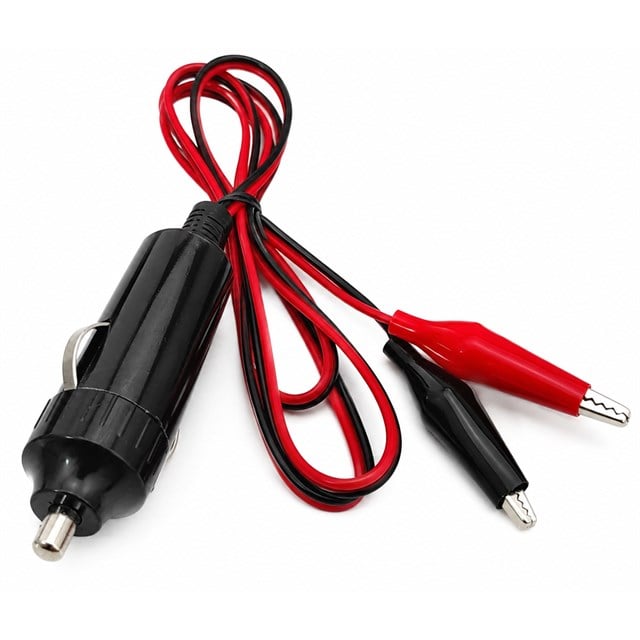 Powermaster PM-7799 Krokodil Uçlu Araç Çakmak Fişi 1 Metre Kablolu
