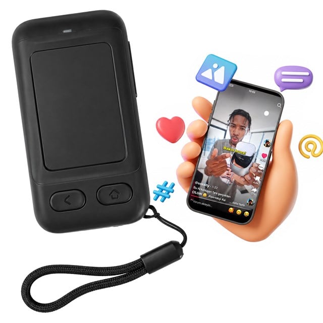 Powermaster PM-24935 Dokunmatik Yüzeyli Kablosuz Bluetooth Akıllı Telefon Kumandası Kamera Tiktok Reels Kontroller