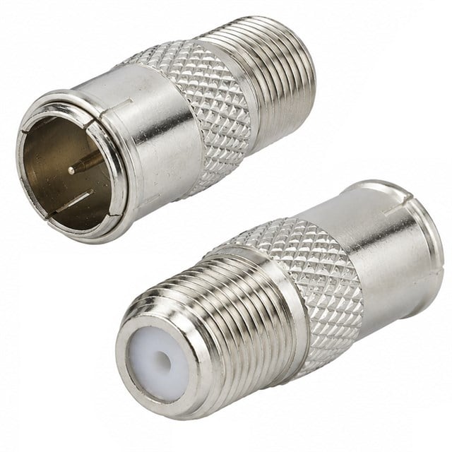 Powermaster PM-2627 Düz Tip Dişi-Erkek Dönüştürücü Hızlı F Konnektör