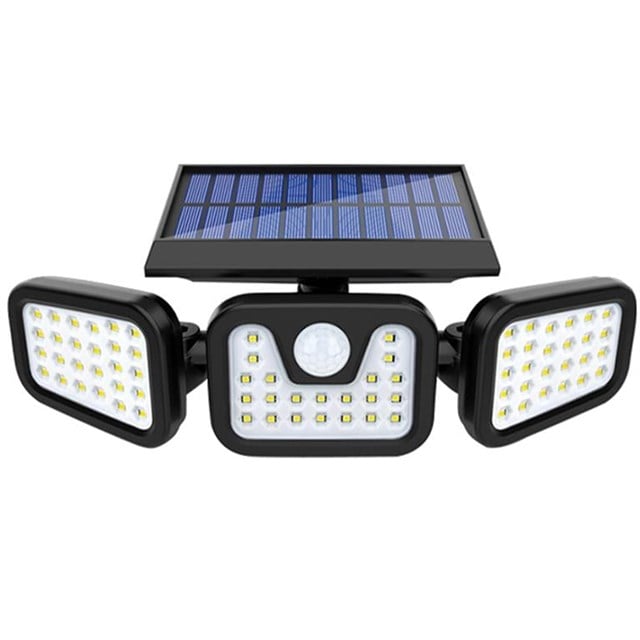 Powermaster MX-W771A Sensörlü 3 Modlu 74 Ledli Solar Aydınlatmalı Duvar Lambası